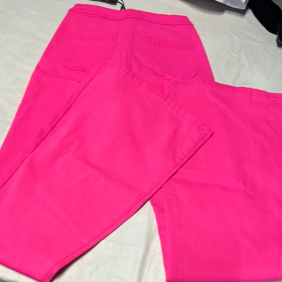 Vibrant Pink Straight Leg Pants - Picture 6 of 6